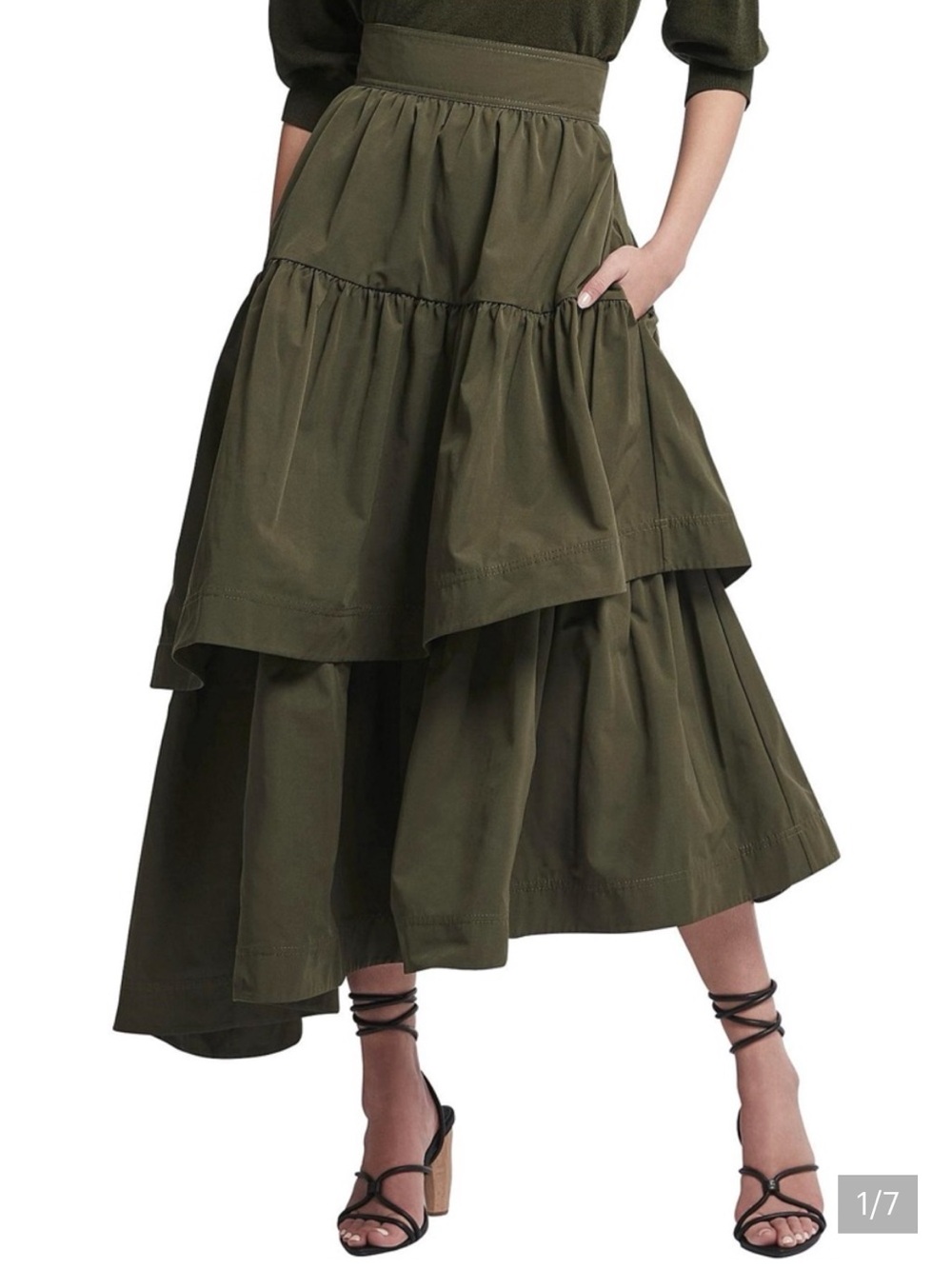 Aje - Tiered Maxi Skirt - Women us 4 au 8